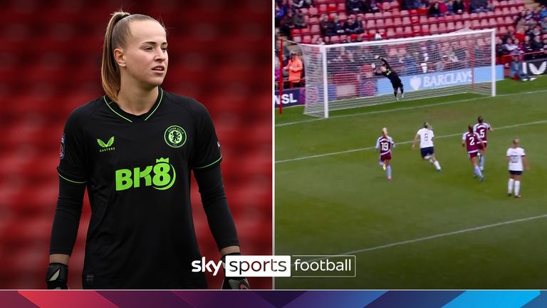 Daphne van Domselaar's save against Tottenham in the 2023/24 WSL season