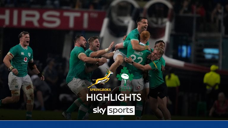 Highlights of South Africa against Ireland in the Summer Internationals