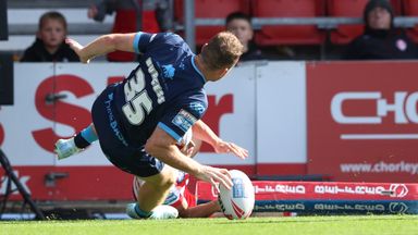 Joe Burgess was the four-try hero for Hull KR at St Helens